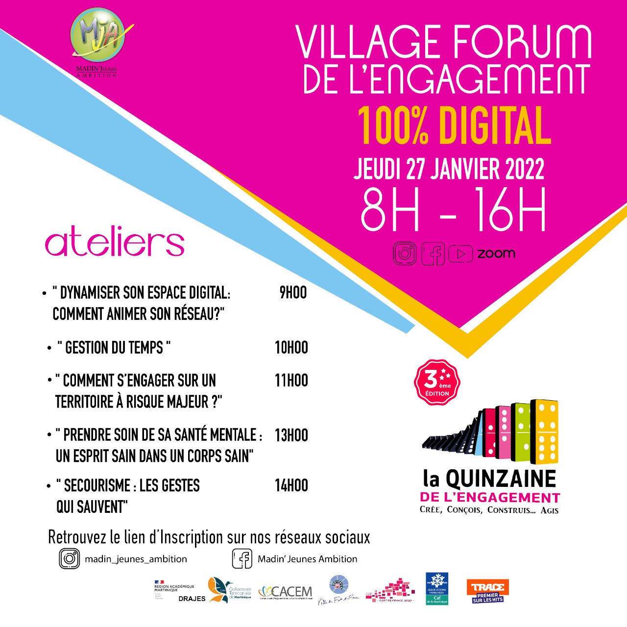 Programme des ateliers